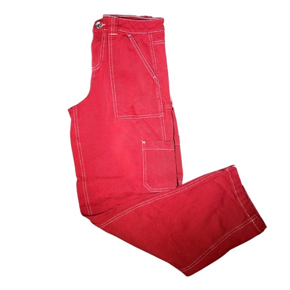Red Cargo pants - Picture 1 of 1
